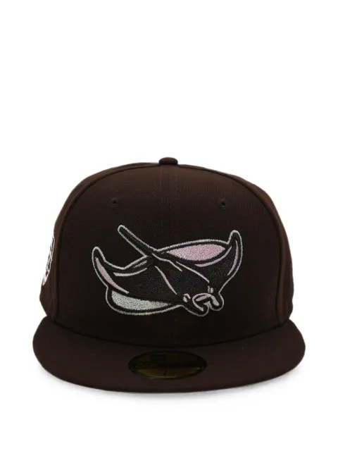 NEW ERA CAP 59Fifty Tampa Bay Rays baseball cap Brown NE1212