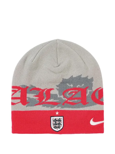 Nike x England x Palace knitted beanie hat Grey IO9485