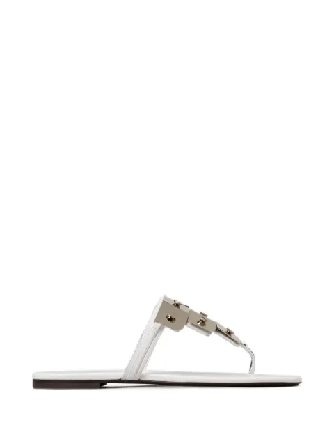 Tory Burch Capri metal-embellished sandals White 182972