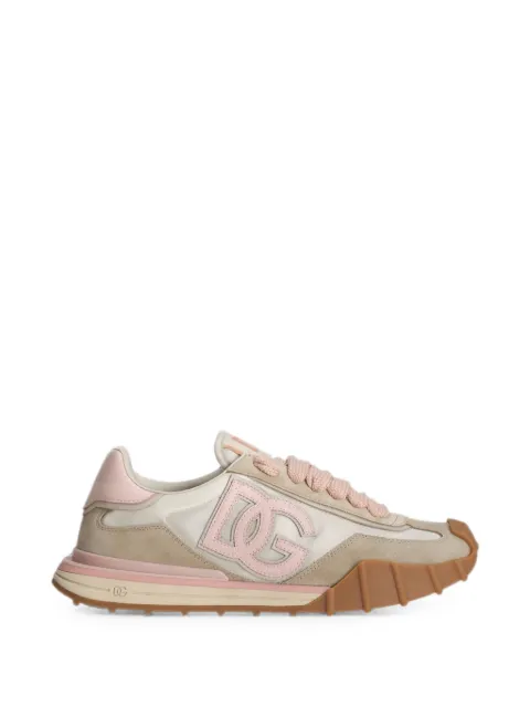 D&G DG Athletic logo-patch sneakers Neutrals CK2384AZ6818S160