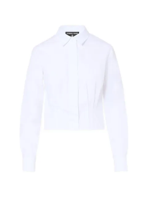 Iceberg pleated cropped shirt White 26EJ2P0G081JOP11101