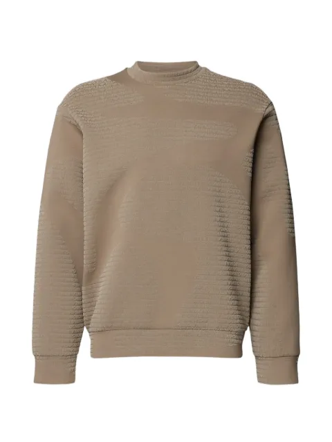 Emporio Armani logo-embossed sweatshirt Brown EM002900AF1001F6130
