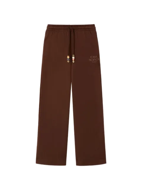 Casablanca wide-leg track pants Brown WPF26JTR38101