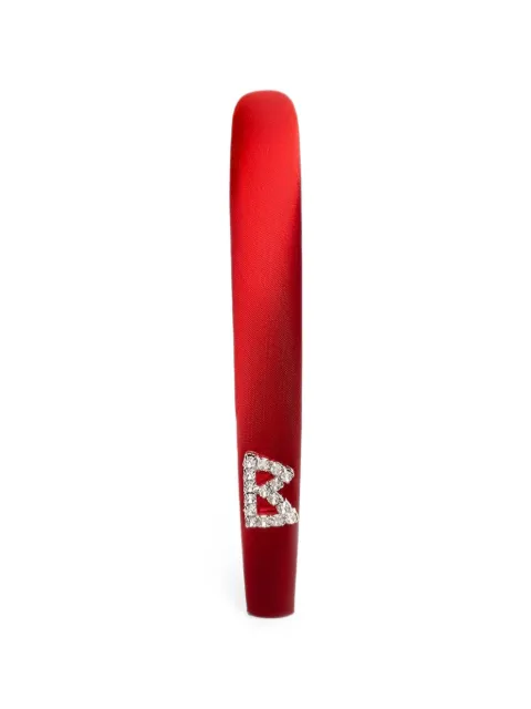 Ruslan Baginskiy crystal-embellished headband Red CRYSTALEMBELLISHEDHEADBANDOB034PSDMDRBREDSS26
