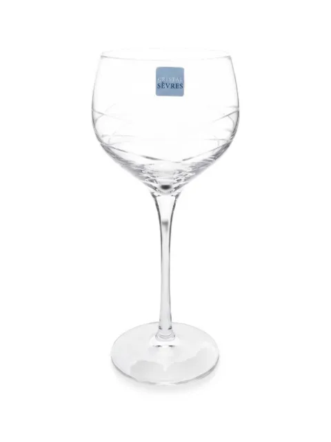 CRISTAL DE SEVRES Sophie engraved crystal glasses White 0555001362