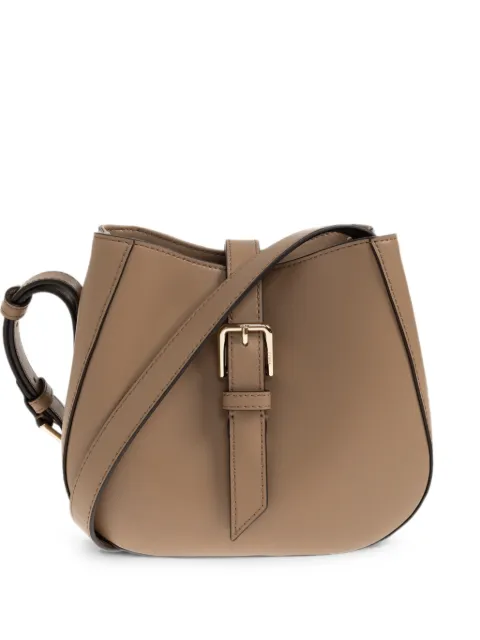 Furla mini Dora buckle-strap leather shoulder bag Brown WE00906BX3104