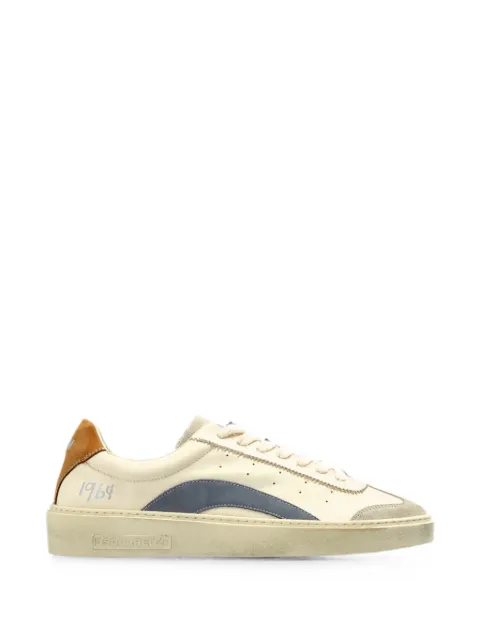 DSQUARED2 panelled leather sneakers Neutrals SNM049801508193