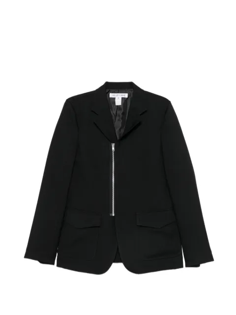 Comme Des Garçons Shirt zip-fastening blazer Black FQJ501