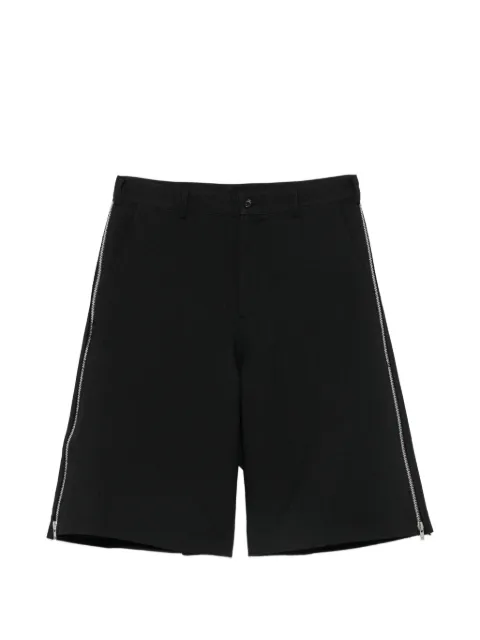 Comme Des Garçons Shirt zip-detail shorts Black FQP502