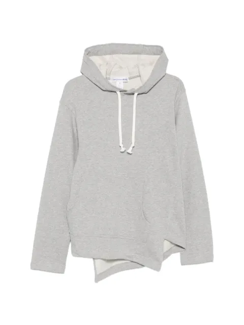 Comme Des Garçons Shirt asymmetric hoodie Grey FQT025