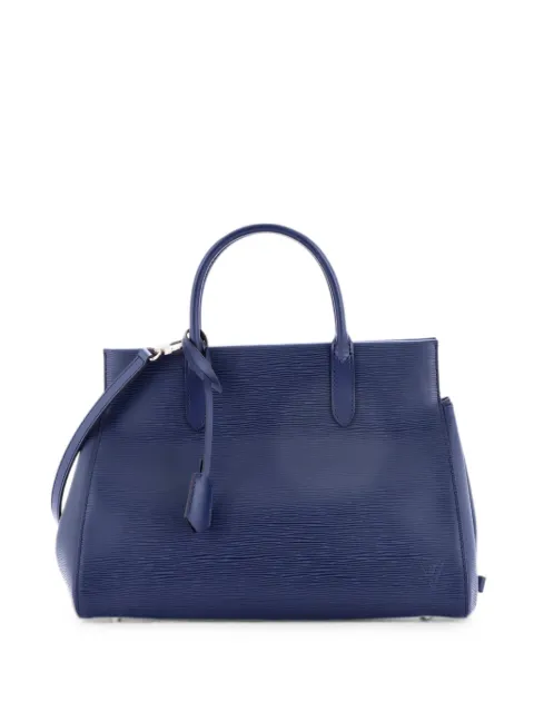 Louis Vuitton Pre-Owned Marly Handbag Epi Leather MM satchel Blue E7HQB3D84K3ZBYDY