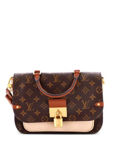 Louis Vuitton Pre-Owned Vaugirard Handbag Monogram Canvas with Leather satchel White VSO11CF9N5BJPA70