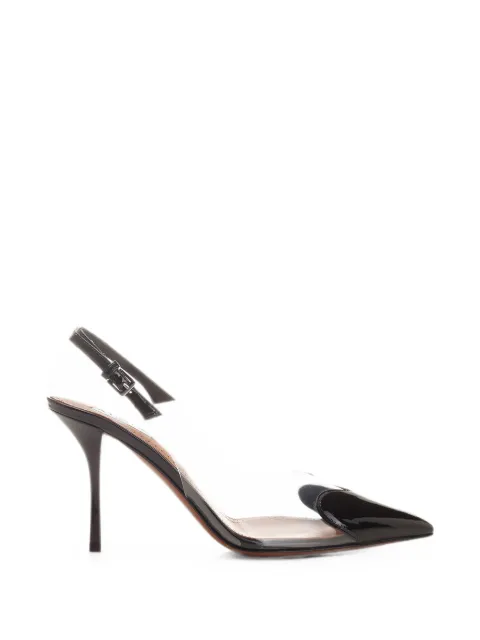 Alaïa Le Cœur slingback heeled pumps White AA3E083CK150