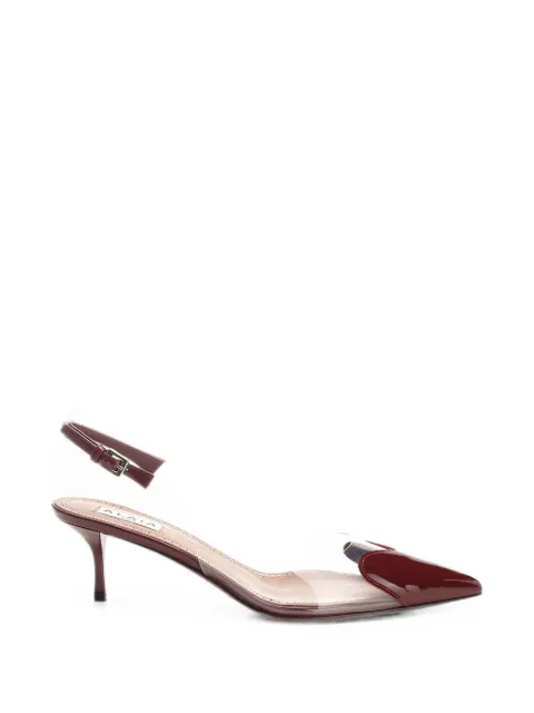 Alaïa Le Cœur patent leather pumps White AA3E057CK150