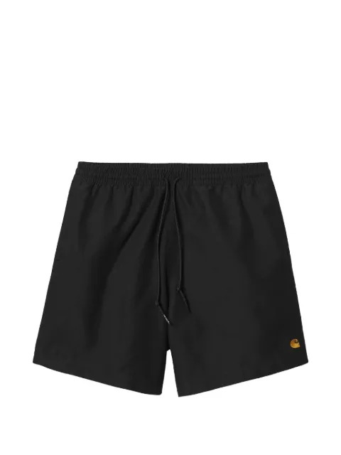 Carhartt WIP Chase elasticated-waistband swim shorts Black I035062