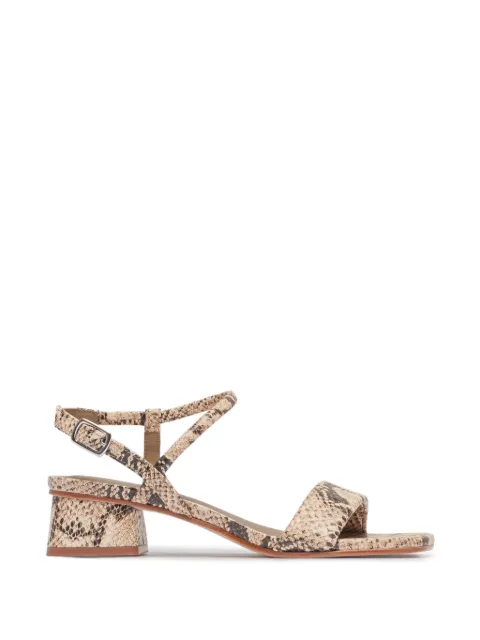 Bernardo Josei snakeskin-effect sandals Neutrals JOSEI