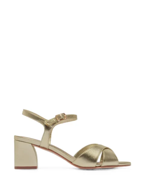 Bernardo Ginni crossover sandals Gold GINNI