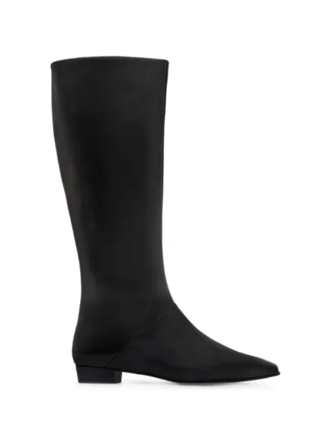 Bernardo Ramona square-toe boots Black RAMONA