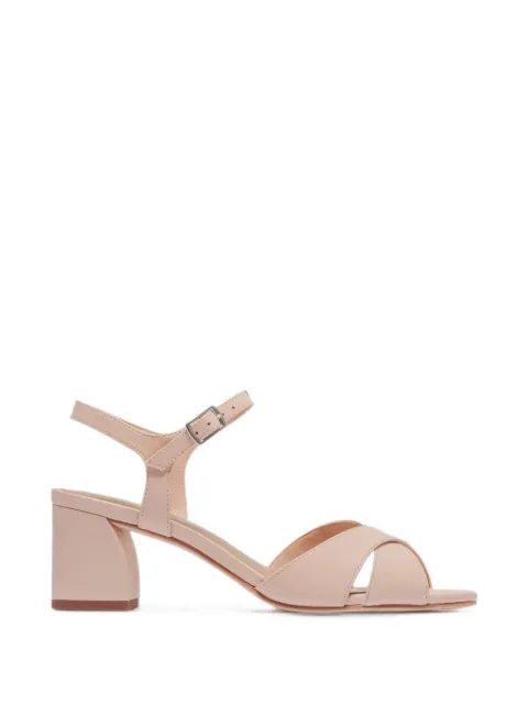 Bernardo Ginni crossover-strap buckle-fastening sandals Pink GINNI