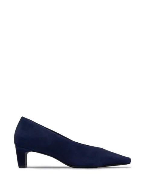 Bernardo Chiara square-toe pumps Blue CHIARA