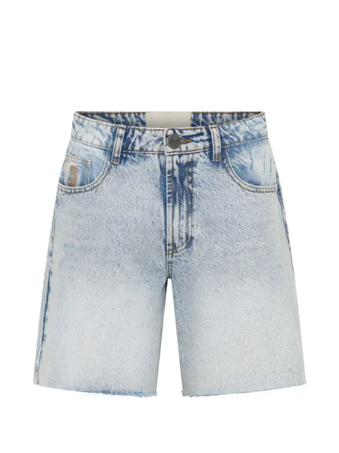One Teaspoon Jackson raw-cut denim shorts Blue 27412
