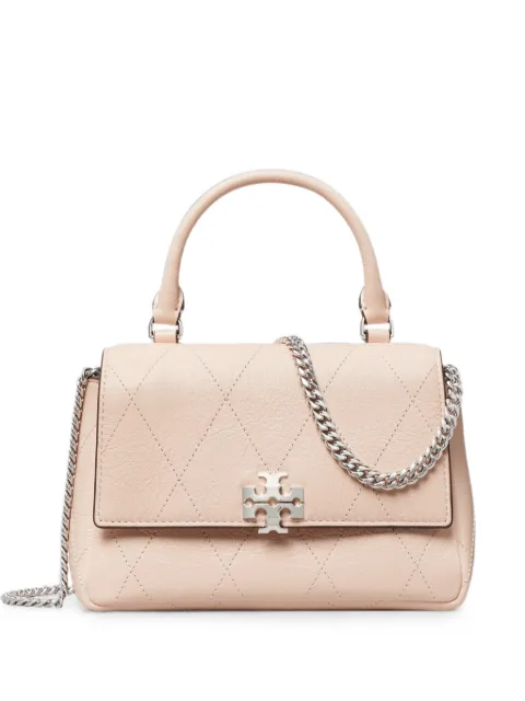 Tory Burch mini Charlie quilted shoulder bag Pink 186032