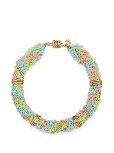 Tory Burch Curiosity beaded necklace Gold 184414