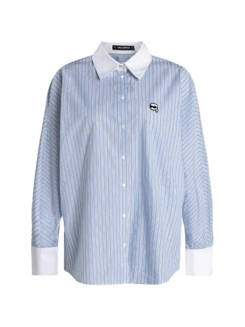Karl Lagerfeld Ikon stripe shirt Blue B3W11024B72
