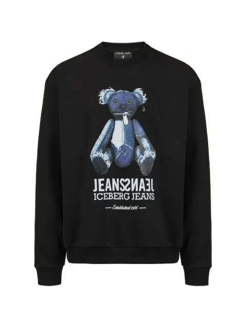 Iceberg graphic-print sweatshirt Black 26EJ1P0E051J4039000