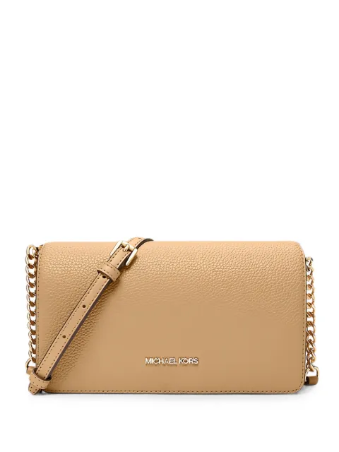 Michael Kors medium Jet Set Travel leather cross body bag Neutrals 35F5GTVC2L