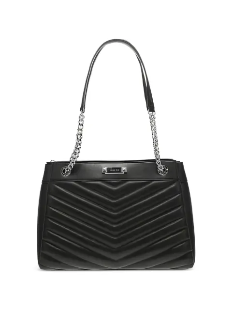 Michael Kors medium Whitney quilted leather tote bag Black 35R4SWHT6U