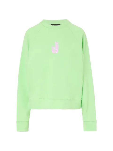 Iceberg logo-patch raglan-sleeve sweatshirt Green 26EJ2P0E08163295277
