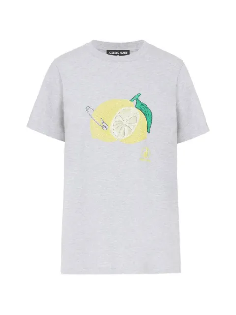 Iceberg lemon-print short-sleeve T-shirt Grey 26EJ2P0F029P4008493