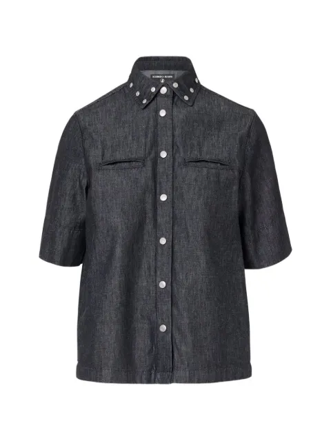Iceberg studded short-sleeve shirt Grey 26EJ2P0G091P6179000