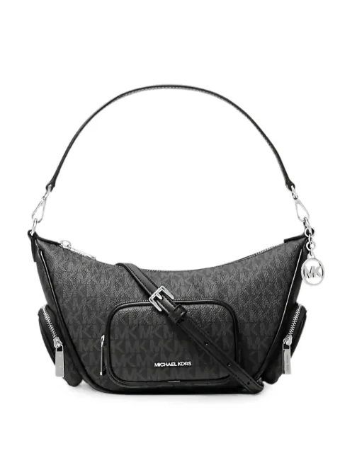 Michael Kors small Merritt signature-logo shoulder bag Black 35S6S0WC1B