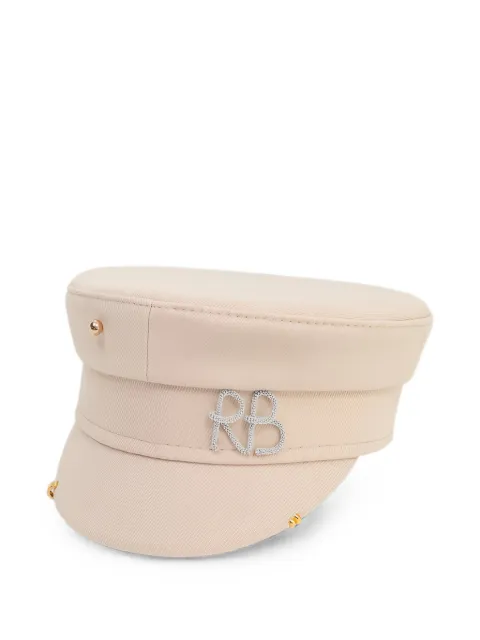 Ruslan Baginskiy Baker Boy pierced cap Neutrals PIERCEDCOTTONBAKERBOYCAPBEIGENEW