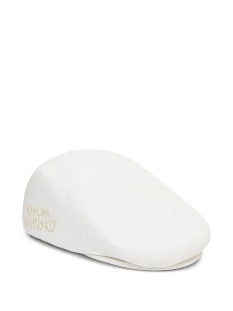 Ruslan Baginskiy Ivy logo-embroidered cotton cap White COTTONIVYCAPIVC040CFLWHITESS26