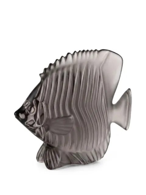 CRISTAL DE SEVRES Papillon fish sculpture Grey 05554050