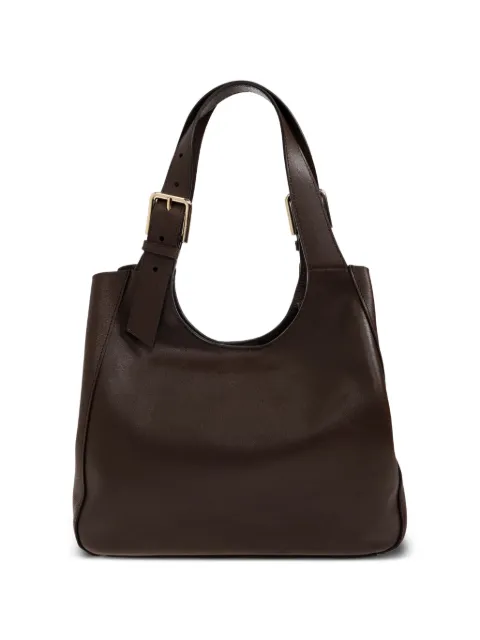 Furla buckle-detail leather tote bag Brown WB02130BX4482