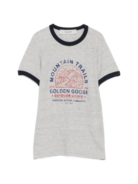 Golden Goose crew neck short-sleeve T-shirt Grey GWP02768P002642