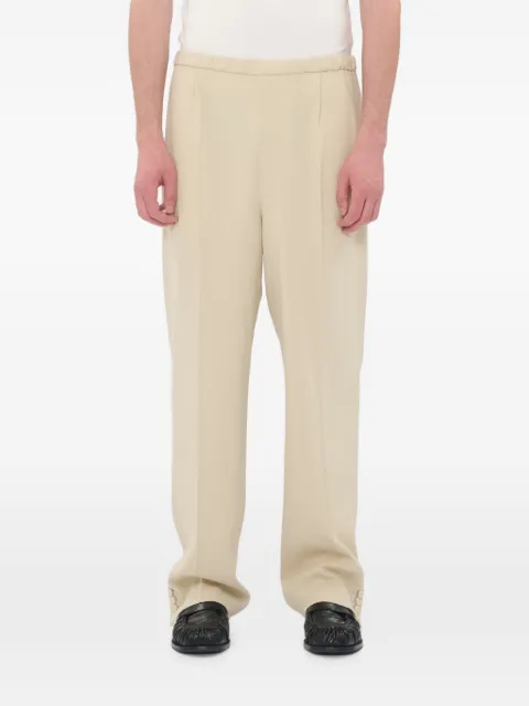 Magliano x 247 Panta Boxer pleated button-cuff trousers Neutrals MGSS26PA02189