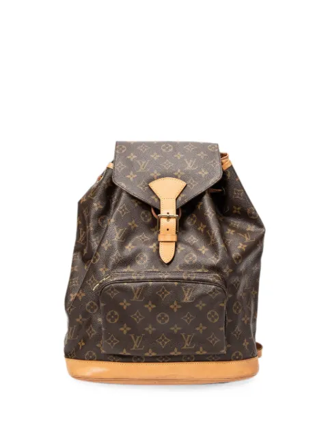 Louis Vuitton Pre-Owned large Montsouris backpack Brown BA1917