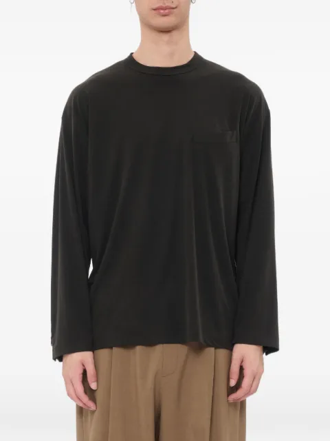 Magliano x 247 Liquid Sera pocket button-cuff T-shirt Grey MGSS26ST01184
