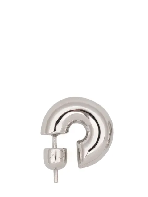 Maria Black Prima chunky hoop earring Silver 101139AGLSINGLE