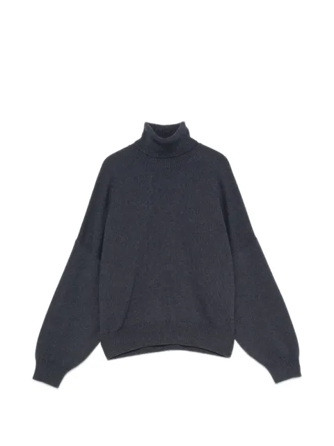 Brunello Cucinelli monili-chain high-neck knit Black M12744403C7186