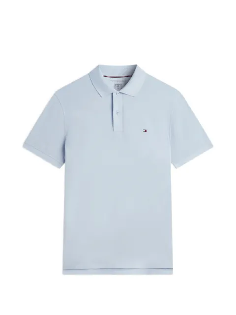 Tommy Hilfiger logo-embroidered short-sleeve polo shirt Blue MW0MW37309
