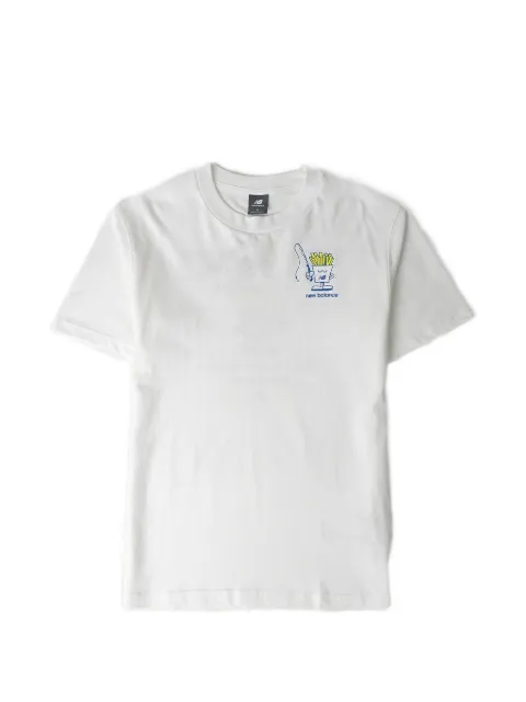 New Balance Fish And Chips graphic-print T-shirt White MT61I5BM