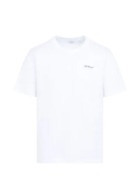 Off-White logo-print short-sleeve T-shirt White 44MAA16MF26J00M100