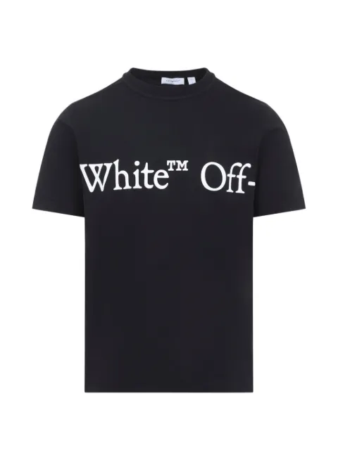 Off-White logo-print T-shirt Black 44MAA16MF26J00G001