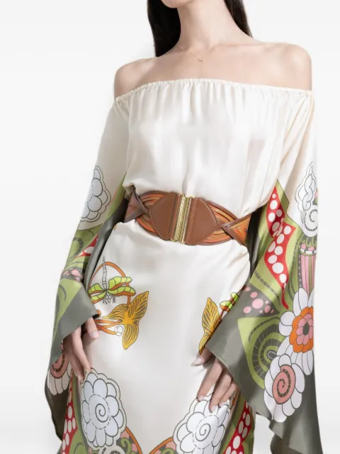 La DoubleJ Rainbow braided belt Neutrals BEL0018LEA003CLB29OR02